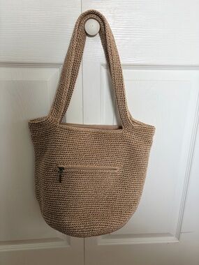 The Sak - 120 Tote Bag Bamboo Static Crochet NWOT